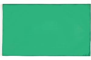 AZ FLAG Flagga Enfärgad grön 150x90 cm 100D Polyester 2 Öljetter