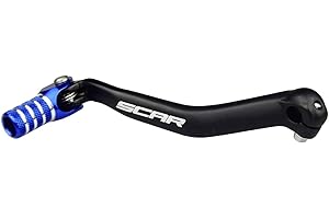 SCAR Sélecteur de vitesse anodisé Compatible avec YAMAHA YZ 125 250 YZ125 YZ250 05-25 Fantic XX XE 125 250 22-25 - Bleu