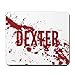 Produktbild mfsore -Mauspad CafePress - Splatter-White-Dexter_Allover-M - Rutschfestes Gummi-Mousepad, Gaming-Mauspad, 20 x