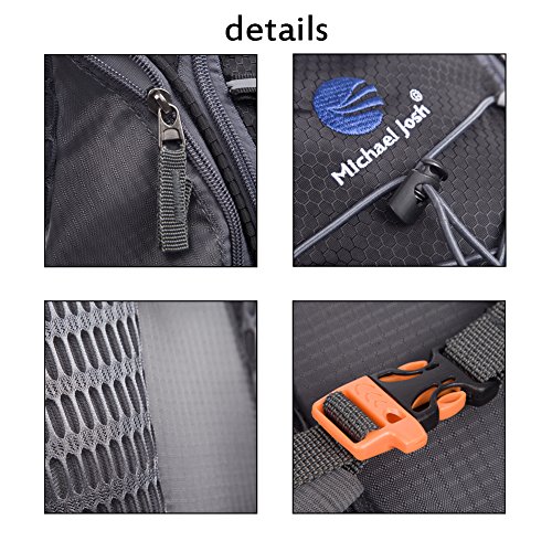 Hydration Rucksack Trinkrucksack(12L) mit Trinkblase(2L) Pack,Trinksystem Backpack Ideal für MTB Fahrrad Radfahren, Wandern, Laufen, Camping , für Reisen Klettern Outdoor Sports - 7