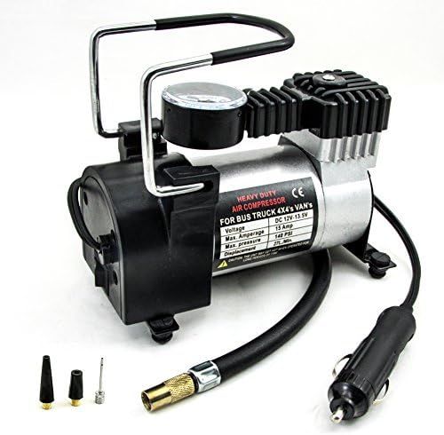 SmartSpec 12V Auto Heavy Duty Air Compressor Tire Inflator 140 PSI
