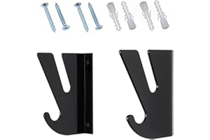 VODUNS Support Skateboard Mural, Étagère Crochets Murale de Suspension 16 x 12,5 MM Acrylique Solide et Robuste avec 4 Vis d'expansion Accessoire de Rangement pour Snowboard Longboard Skateboard Scooter