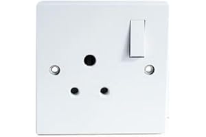 Dencon Accessories 4493 Round Pin Socket, 5A, Switched