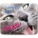 Produktbild Odette'Schreibtisch-Cute Kitten "Dinosaurier", Wunschname Premium Mauspad - 5 mm Dicke)