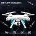 Produktbild Rc Drohne, CHshe Attop W9 Kamera Drohne Wifi Gps 720P Hd Kamera Drohne Feste Höhe Modus Headless Luftbildfotografie Follow Me Rc Quadcopter Flugzeug Spielzeug Geschenk Für Kinder