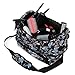 Kenley Professional Hairdressing Hair Equipment Tool Carry Case Bag - Midnight Flowers