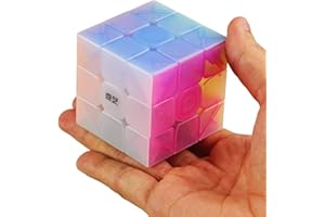 OOSTIFUN Gobus Warrior W 3x3x3 YongShi W Cube Magique Cube de Puzzle Cube de Vitesse (Jelly Color Stickerless)