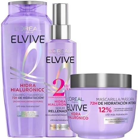 L'Oréal Paris Elvive Hyaluron Mascarilla 300Ch250+Siero, Paese d'origine: ‎Spagna