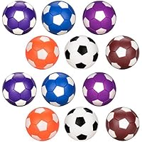 Futbolín de Recambio 12pcs, Oziral Balones de Fútbol ABS Plástico para Juego de Juguete Infantil