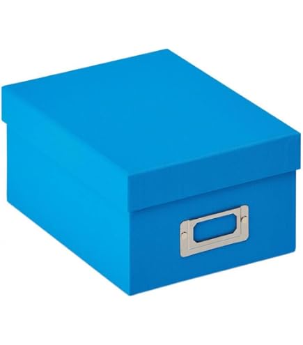 Boîte Rangement Cartes Vienrose - 20 Séparateurs Réglables - Beige