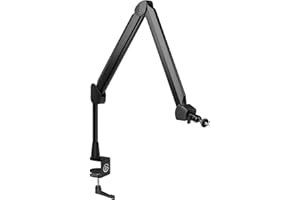Elgato Wave Mic Arm, braccio microfono Premium a profilo basso, canaline per la gestione cavi, morsetto, montaggio versatile e regolabile, perfetto per podcast, streaming, gaming, home office