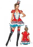Ravishing Ring Master Damen-Kostüm von Leg Avenue Zirkusdirektorin Dompteurin, Größe:M