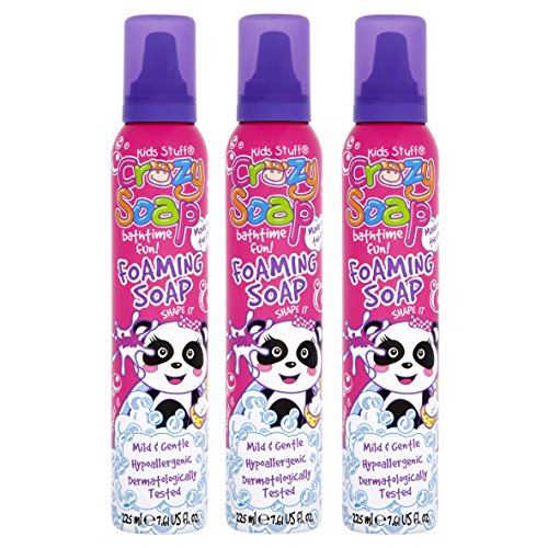 Kids Stuff Crazy Soap Pink Panda Foaming Soap 225ml (Pack of 3)