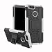 Produktbild Huawei Honor 7X Hülle,Stilvoller Handyhülle Fall GOGME [Dual Layer Armour Series] Rugged TPU / PC Hybrid Armor Super Schutzhülle. Anti-Scratch PC Rückwand Schale + Stoßfeste TPU Innenschutzabdeckung + Faltbarer Halterungen , für Huawei Honor 7X Case Cover.Weiß