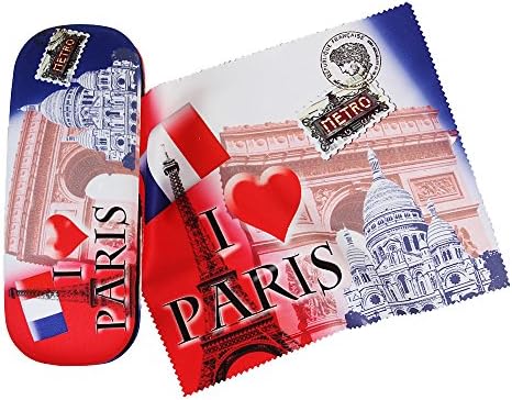 Glasses Case Set [Paris with Micro Velours Exclusively from US