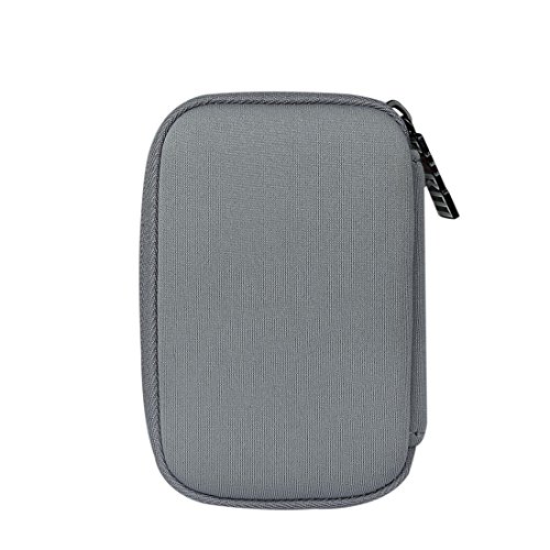 BUBM Soft Mini Tasche Aufwahrungstasche mit 6 Kapazität für USB Drive Shuttle (Grau) - 2