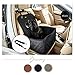 Produktbild Jamory Hundedecke Seitenschutz Sitzbezüge Hund Autositz Auto Autoschutzdecke wasserdicht vordersitze Sicherheitsgurt (M, Schwarz mit Sicherheitsgurt)