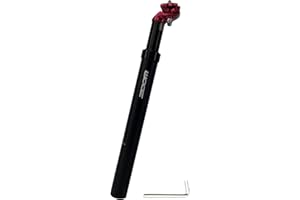 Jane Eyre Tige De Selle Amortisseur, Tige de Selle Suspendue à Ressort, Amortisseur de Selle diamètre 27.2/30.8/31.6mm pour vélo électrique/VTT/VTC/vélo de Ville/