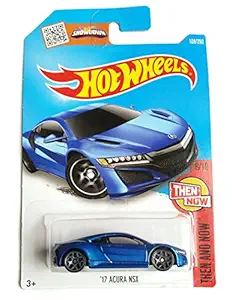 Hot Wheels 2016 ACURA NSX Then and Now Series Sport Blue 2017 1:64 Scale Die Cast Metal Toy Car Model
