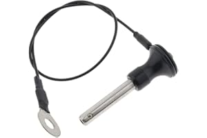 Tenlacum Pin de bloqueo de bola de acero inoxidable, pasador de liberación rápida, botón – diámetro 8 mm, longitud útil 20 mm, 25 mm, 35 mm, 40 mm, 45 mm.