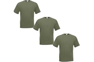 Fruit of the Loom Men's T-Shirt Valueweight Tee, 3 Pack