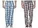 Nick&Jess Mens Multi-Checkered 100% Cotton Pyjamas(STEAL DEAL-Pack of 2) RS.799.00