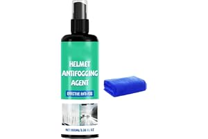 Anti-dimspray för hjälmvisir 100 ml säkert randfritt rengöringsmedel | Anti-dimma visir spray för skyddsglasögon, hockey, fotboll, sport och regnvatten