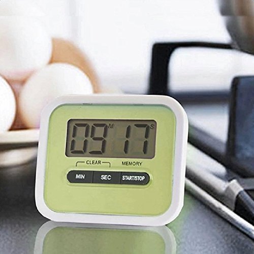 Qingsun Küchen Timer magnetisch Digital Kochen Timer Küchenwecker mit Laut Alarm großes LCD Display für Küche zum Kochen Backen (1 Stück ) - 3