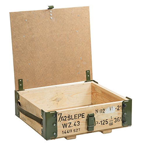 Munitionskiste „7.62 Slepe“ Aufbewahrungskiste Maße ca 47x35x15cm Militärkiste Munitionsbox Holzkiste Holzbox Weinkiste Apfelkiste Shabby Vintage - 2