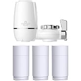 Greentech Water UF Membran Filtreli Musluk Ucu Arıtıcı / 3 Adet UF Membran Filtreli Kartuş/GW-D01P2