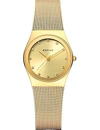 BERING RELOJ DE MUJER CUARZO 27MM CORREA DE ACERO CHAPADO ORO 12927-333