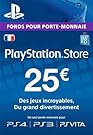 Carte Playstation Network 25 EUR [Code Jeu PSN PS4, PS3, PS Vita - Compte français]