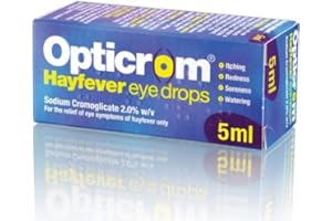 HayMax Opticrom Hay Fever Eye Drops 5ml