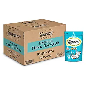 Temptations Cat Treat, Tempting Tuna Flavour - 12 X 85 g