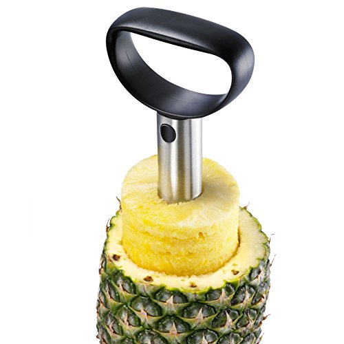Westmark Ananasschneider/-entkerner, Durchmesser: 8,5 cm, Rostfreier Edelstahl/Kunststoff, Silber/Schwarz, 51692260 - 4