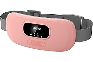 XUJAIOLQP Menstrual Heating Pad, Portable Rechargeable Heating Pads for Cramps, Fast Period Pain Relief Heating Pad with 4 Heat and 4 Massage Modes, Back or Belly Heating Pad, Gifts for Women