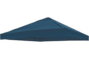INDA-Exclusiv Universal Ersatz Dach für Pavillon 3x3 M Farbe Ersatzdach Gartenpavillon Wasserdicht PVC beschichtet 220gr. Polyester mit Luftluke, Farben:Blau