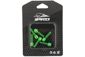 SANDYSEPTEMBER Lot de 6 vis M5 18 mm plaquées pour guidon de vélo pour diverses applications de vélo (vert)