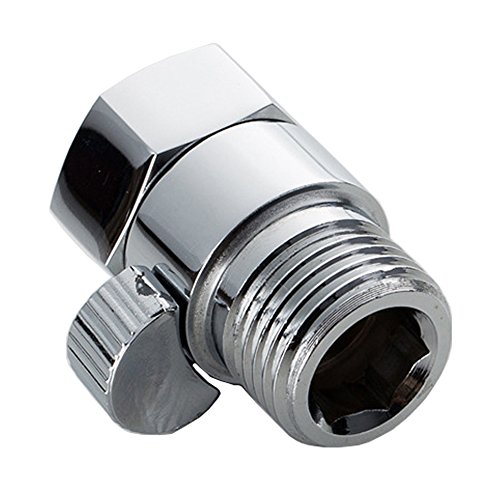 Preisvergleich Produktbild Duschkopf-Absperrventil, ONEZERO Duschkopf Shut-Off Ventil mit kurzem Schalter Universal-Ersatzteil, Brausestromregelventil Wasserdruckminderer Handbrause Sprühkopf-Absperrung