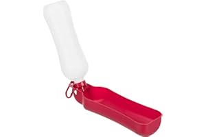 TRIXIE Wasserspender/Trinkflasche für Hunde 250 ml, Farblich sortiert