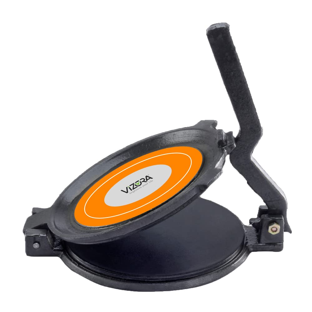 Vizora Non Stick Pathiri Press with Handle |Suitable for Chapati, Puri, Roti, Parotta, Papad, Khakhra Making | 1 Year Warrant