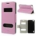Produktbild jbTec® Flip Case Handy-Hülle zu Huawei Honor 6 / H60-L12 - mit Fenster - Handy-Tasche, Schutz-Hülle, Cover, Handyhülle, Bookstyle, Booklet, Farbe:Rosa (Pink)