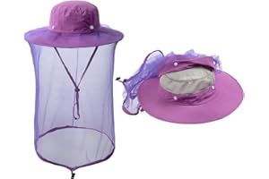 ZffXH Chapeau moustiquaire pour homme et femme avec visière de pêche, apiculteur, voile d'apiculteur, chapeau pour homme et femme