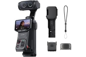 Insta360 Luna Ultra - 8K Dual-Lens Leica Vlogging Camera | Pocket Gimbal Vlog Camera, 15× Zoom, 1" Sensor, Detachable 2" Touchscreen, Triple AI Chip, Vlogging, Photography