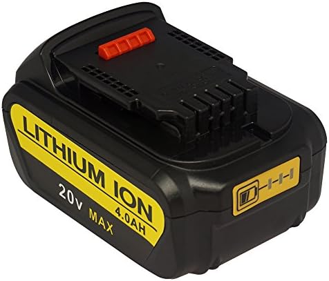 heviansy 20 V DCB204 XR DeWalt Max Lithium Ion Battery - Black