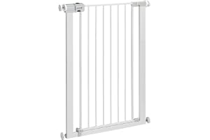 Safety 1st Easy Close Extra Tall Metal Gate, Baby Säkerhetsgrind, 73–80 cm (max. 94 cm), Extra Hög Grind (91 cm), Lättstängd