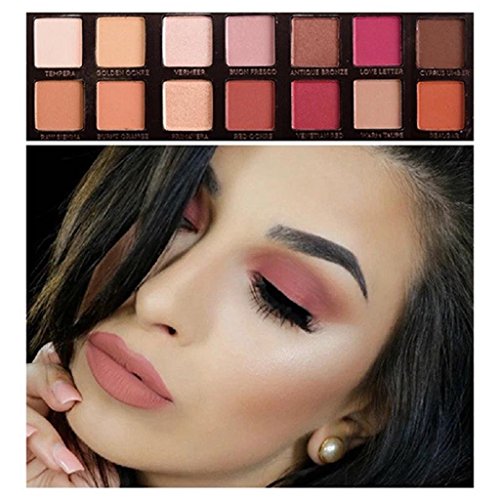 GODHL 12 Farben Lidschatten Palette Profi Augenpalette Makeup Eyeshadow Kosmetik - 5
