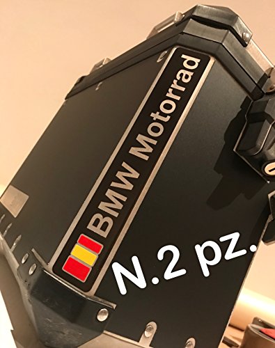 N.2 UNIDAD PEGANTINAS ADHESIVAS LUMINOSAS "MOTORRAD" BANDERA ESPANA