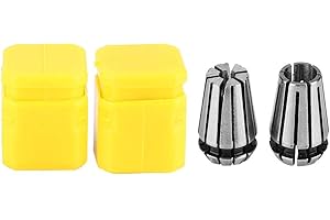 SHARAINN Molla Collet, 2 pezzi ER11 1/4 "1/8" Supporto Mandrino a Molla in Acciaio 65Mn per Macchina CNC e Utensili di Tornio di Fresatura
