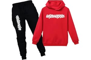 amropi Jungen Hoodie Trainingsanzug Sweatshirt Top und Hose Kleidungsset 2-15 Jahre